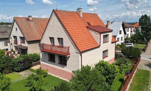Fotografie realizací fasád pro rodinný dům